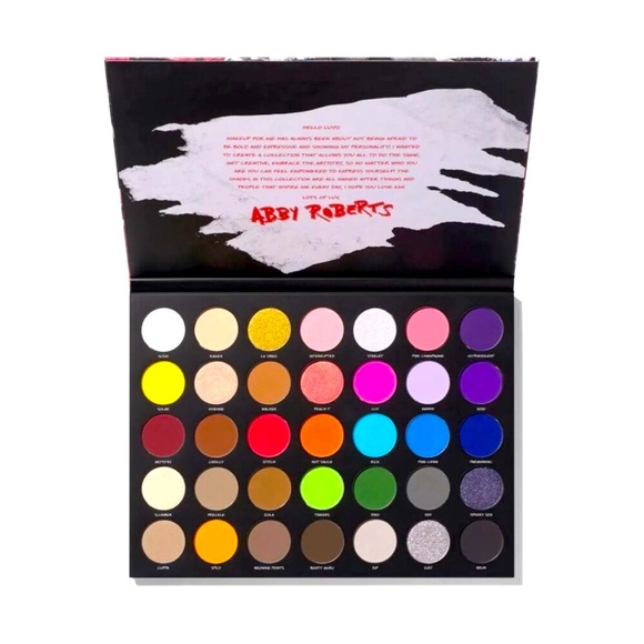 NIB Morphe X Abby Roberts ARTCASTS 35 Pan Eyeshadow Palette Authentic - Picture 1 of 3